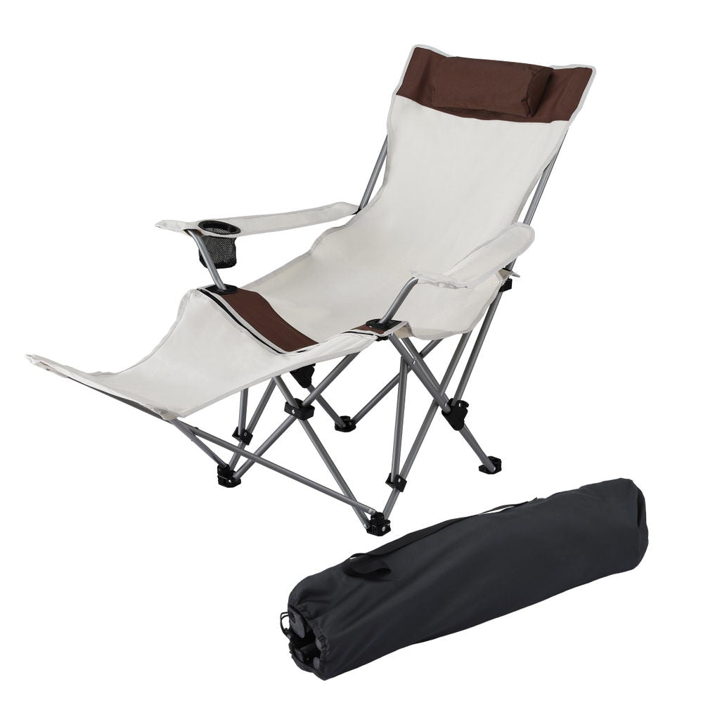 Weisshorn Camping Chair Reclining Adjustable Portable Outdoor Folding Lightweight