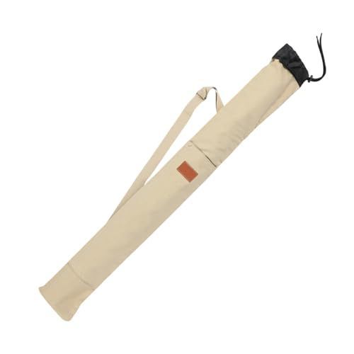 140cm Fishing Fishing Pole Storage Bag Portable Protection Cover Side Pocket Multipurpose Travel Carry Tackle Storage - Blue - Size 140cm