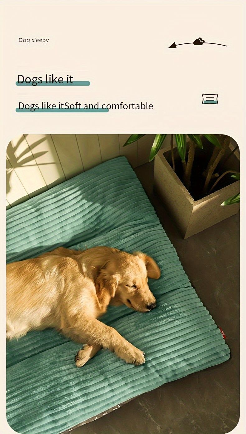 Warm Dog Bed Washable Pet Bed Non-Slip Dog Bed High Backrest Dog Bed Thick Dog - Gray - Size 31.5*25.6in