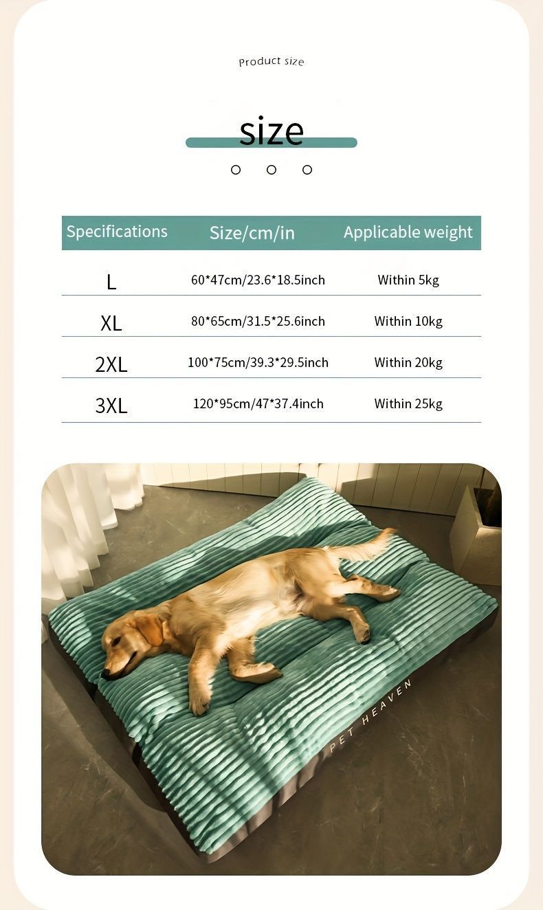 Warm Dog Bed Washable Pet Bed Non-Slip Dog Bed High Backrest Dog Bed Thick Dog - Gray - Size 39.3*29.5in