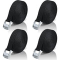 10M Tie Down Strap, 4 pcs Ratchet Strap With Zinc Alloy Buckle For Motorcycle/Car/Bike Carrier/Luggage/Moving Securing
