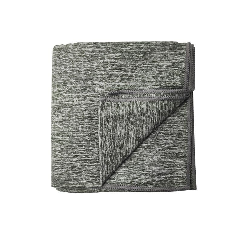 Ultra‑Absorbent Quick Dry Microfiber Beach Towel, 140*70CM, Double‑Sided Velvet Lightweight Portable Swimming Sports Towel for Beach, Swimming, Yoga, Travel（Heather gray）