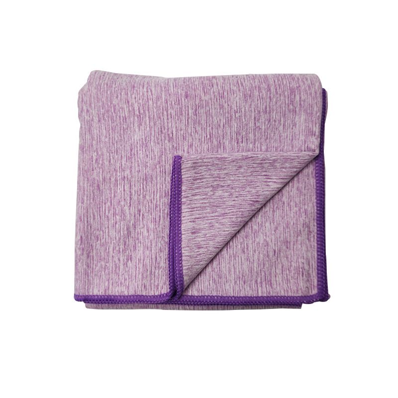 Ultra‑Absorbent Quick Dry Microfiber Beach Towel, 140*70CM, Double‑Sided Velvet Lightweight Portable Swimming Sports Towel for Beach, Swimming, Yoga, Travel（Purple snowflakes）