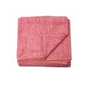 Ultra‑Absorbent Quick Dry Microfiber Beach Towel, 140*70CM, Double‑Sided Velvet Lightweight Portable Swimming Sports Towel for Beach, Swimming, Yoga, Travel（Pink snowflakes）
