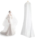 Dustproof wedding dress cover - 183*60 cm - Garment cover - Dust cover for evening dresses - Dust cover for wedding dress - Dust cover for dress - wedding dress storage bag - dustproof garment bag - garment bag - with zipper - for wedding dresses, evening