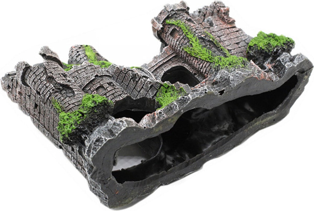 Aquarium Decoration - Ornaments - Castle - aquarium - Castle Aquarium Castle Decoration Hiding House - 17 x 6 x 13 cm