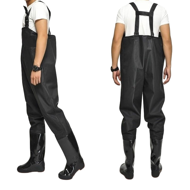 Fishing Waders Black Size 45