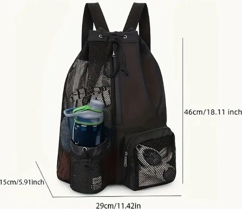 Drawstring Backpack, Beach Bag Backpack, Large Capacity Backpack with Wet Bag, Backpack for Swimming Surfing Travel Gym, Vegetable