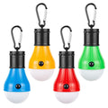 4pcs Portable LED tent light clip hook hurricane emergency light LED camping light bulb camping light camping equipment hiking