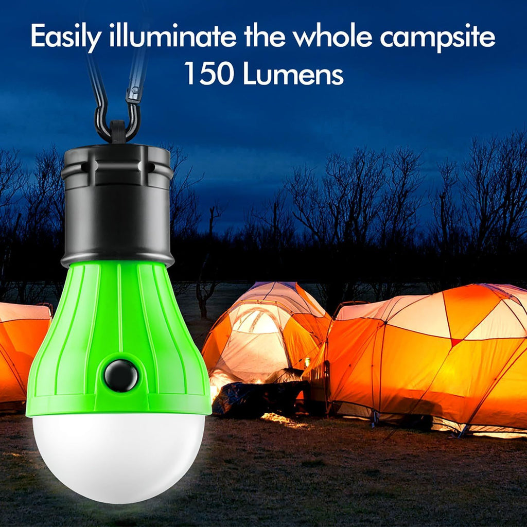 4pcs Portable LED tent light clip hook hurricane emergency light LED camping light bulb camping light camping equipment hiking