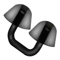 Swimming Nose Clip Silicone Nose Plug, Comfortable Adjustable Nose Clip for Swimming, Diving, Training and Water Sports - Black