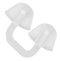 Swimming Nose Clip Silicone Nose Plug, Comfortable Adjustable Nose Clip for Swimming, Diving, Training and Water Sports - Transparent