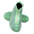 Waterproof Silicone Shoe Covers Reusable Overshoes - Green - XL