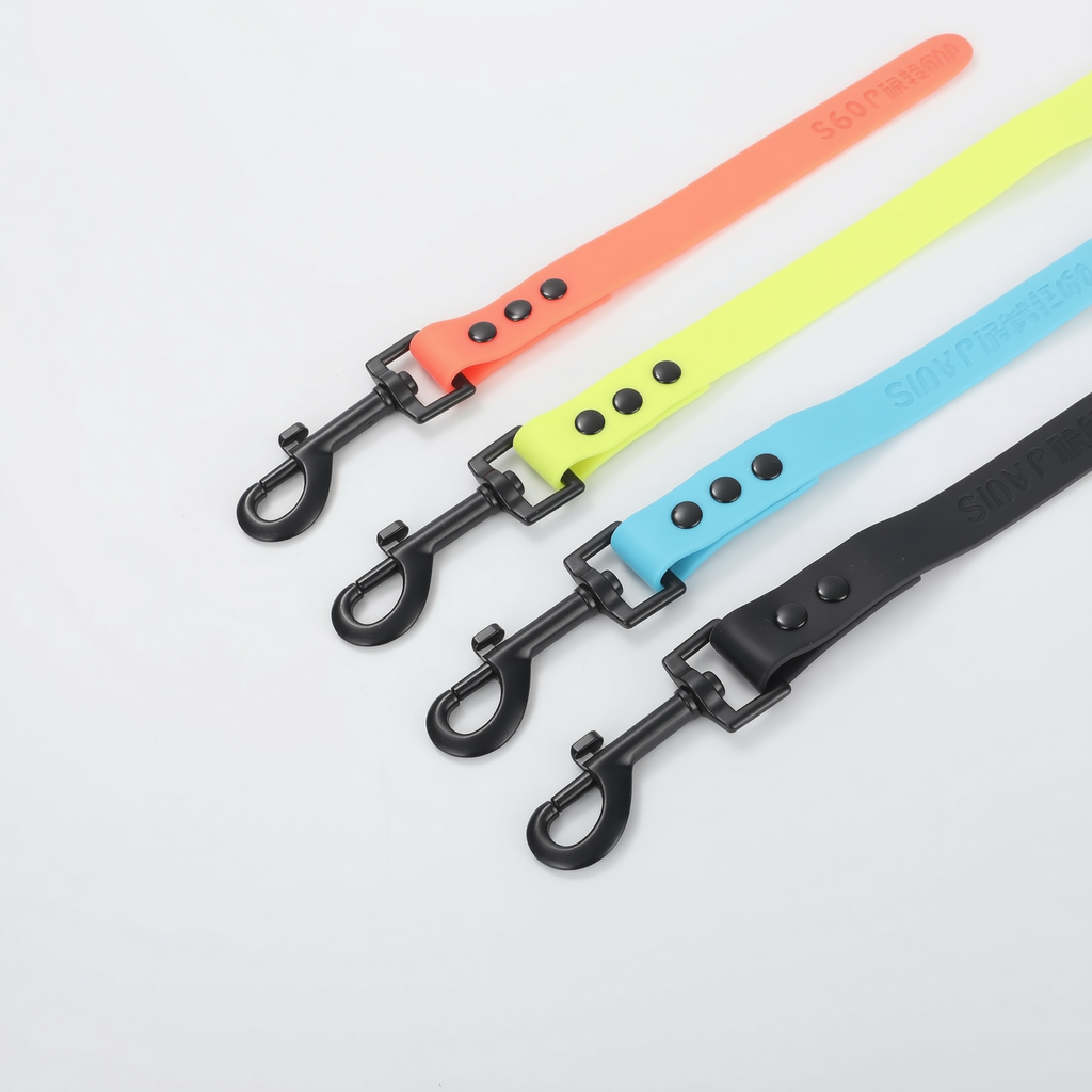 Pet Leash Roommate PVC Waterproof Dog Training Rope black 1.5m*2.0cm