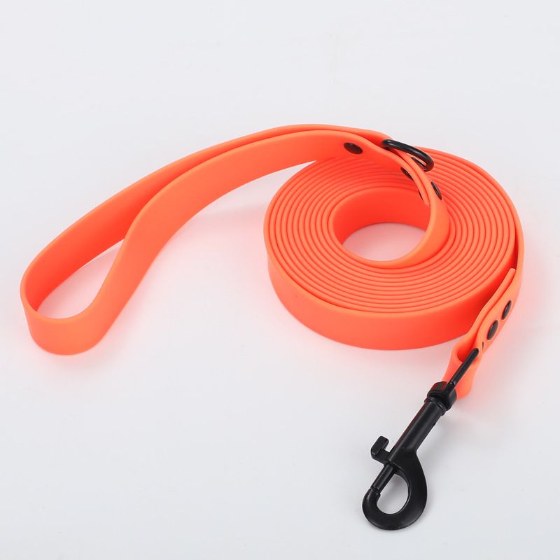 Pet Leash Roommate PVC Waterproof Dog Training Rope black 1.8m*2.0cm