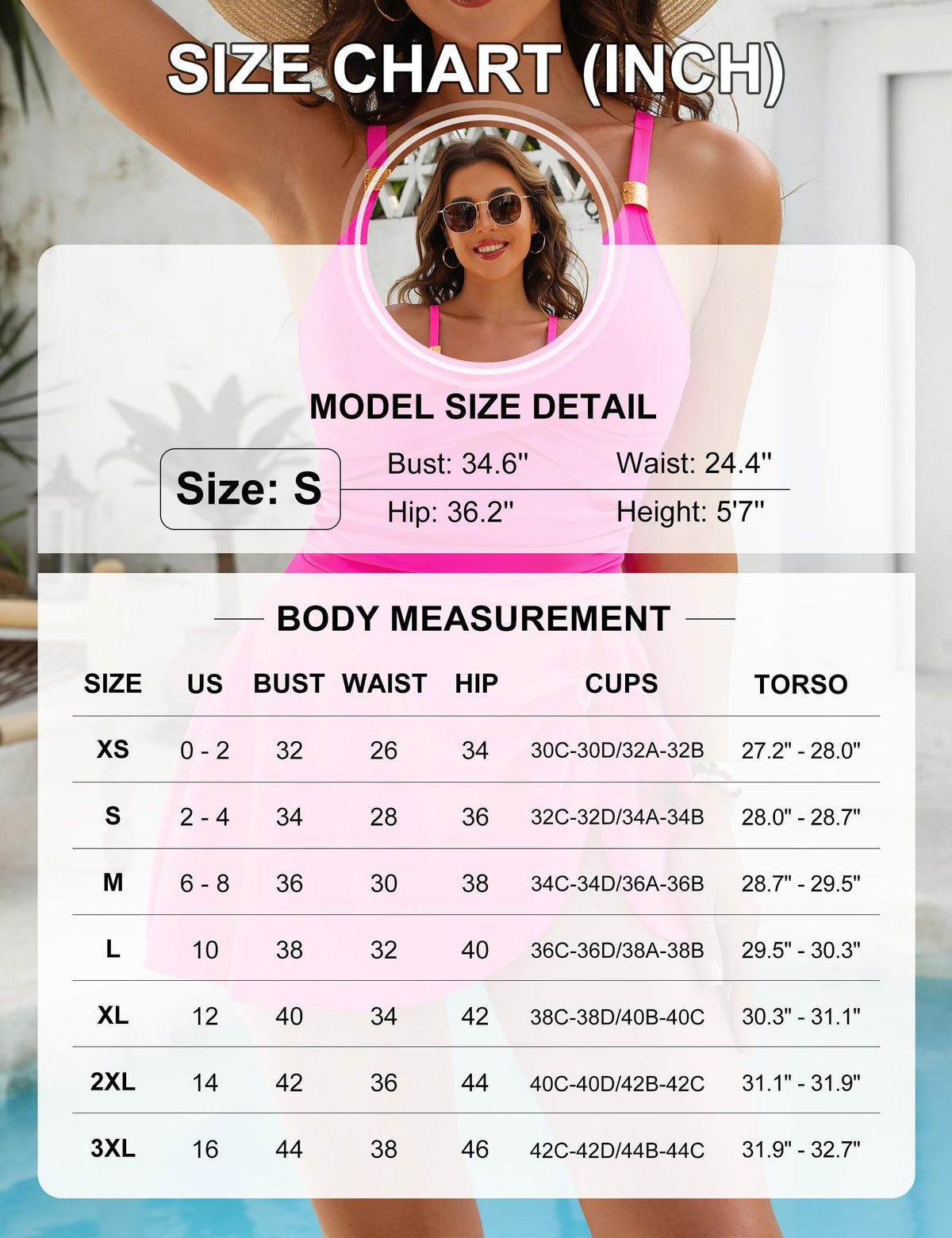 Stylish Tummy-Control Swimdress for Beach, Pool, and Vacation Getaways, L (Vibrant Purple)