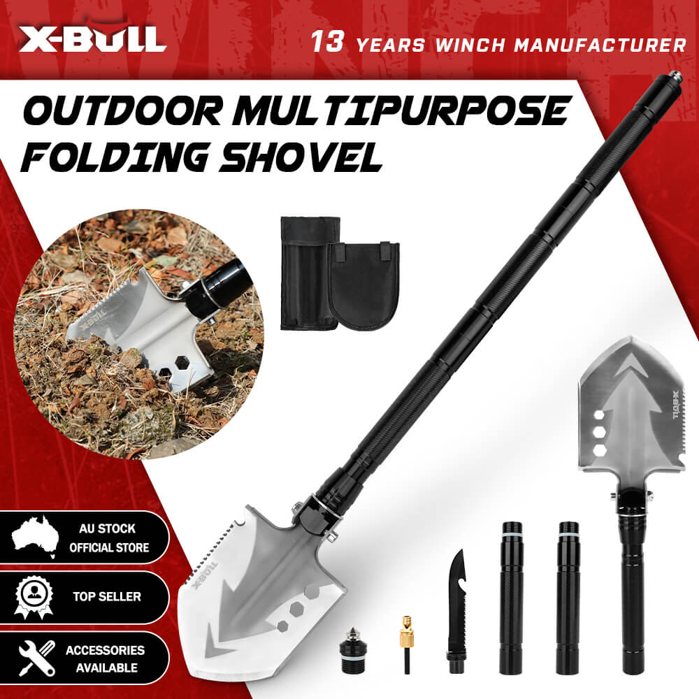 X-BULL Folding Shovel Outdoor Camping Survival Tools Multifunction Military