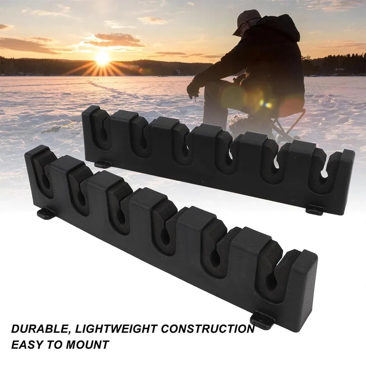 Wall Mounted Fishing Rod Holder Display Rack Sturdy Fishing Rod Storage Stand