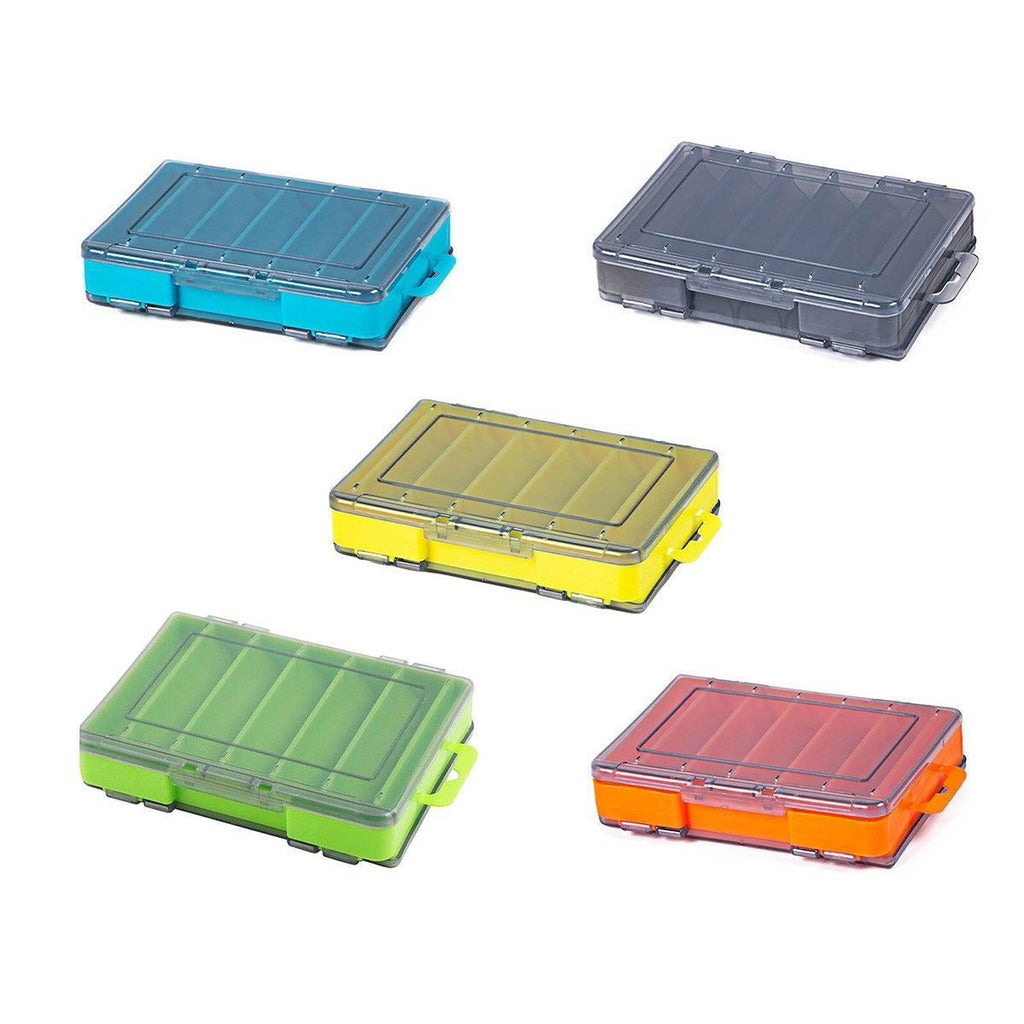 Multifunctional Fishing Bait Storage Box Accessories Gear Organizer Tool Box - Blue-L