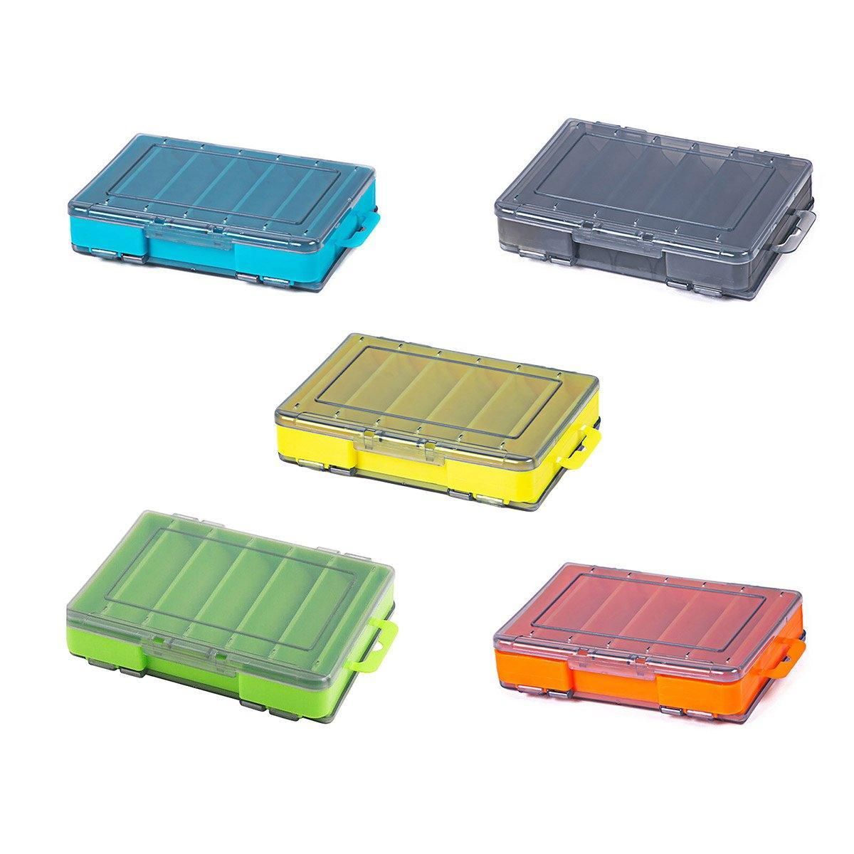 Multifunctional Fishing Bait Storage Box Accessories Gear Organizer Tool Box - Blue-L