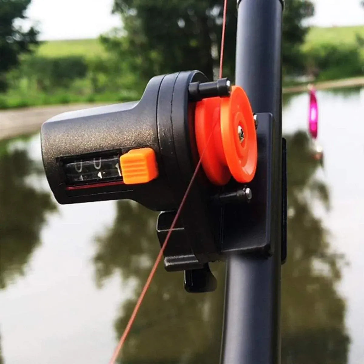 Fishing Rod Line Meters Gear Tools Portable Fishing Accessories for Outdoor Use