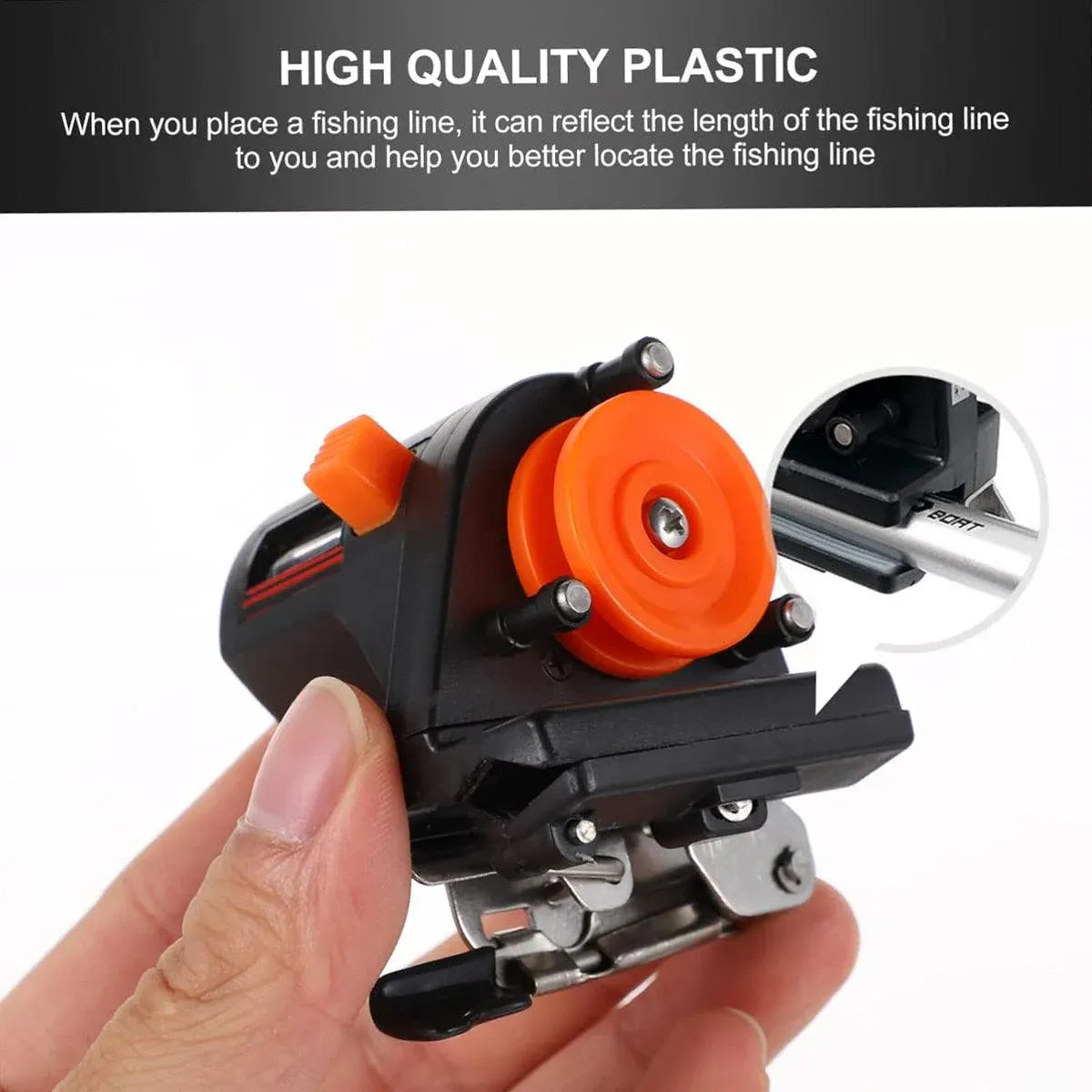 Fishing Rod Line Meters Gear Tools Portable Fishing Accessories for Outdoor Use