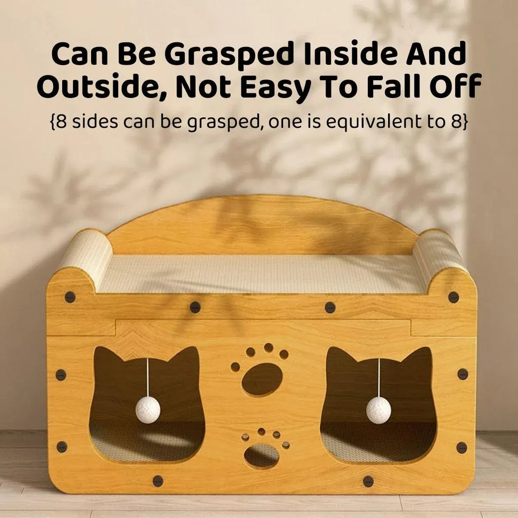 Cat Scratching Board Nest All in One Wear Resistant House Cat Scratching Toy