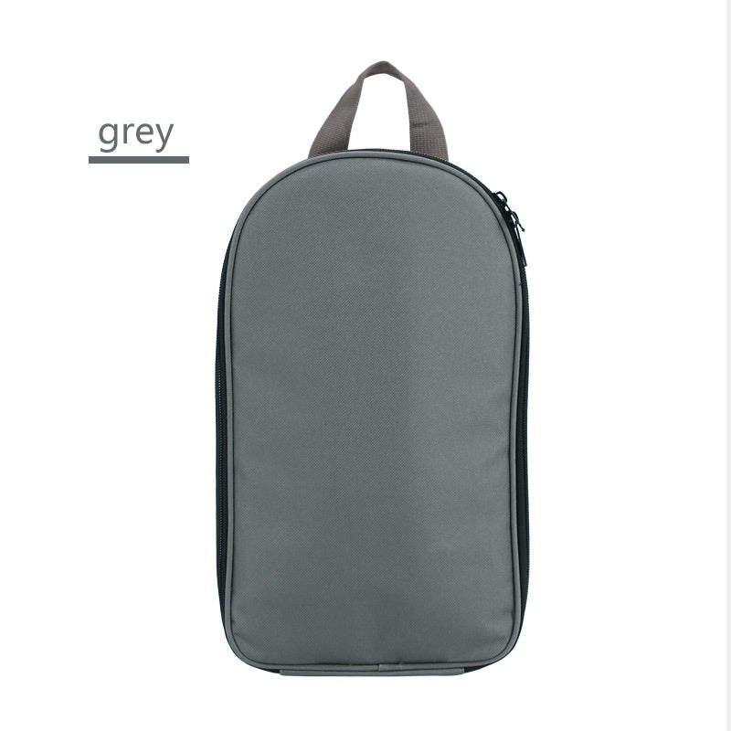 Portable Kitchen Utensil Storage Bag - Lightweight Organizer for Camping and Outdoor Cooking, Gray