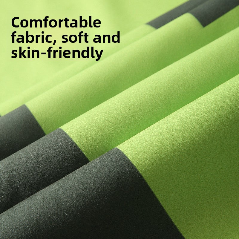 Sand Free Microfibre Beach Towel - "Hello Summer" Pool Print Quick Dry Travel Towel 70x150cm(240GSM) - Lightweight Absorbent for Beach, Swimming & Camping