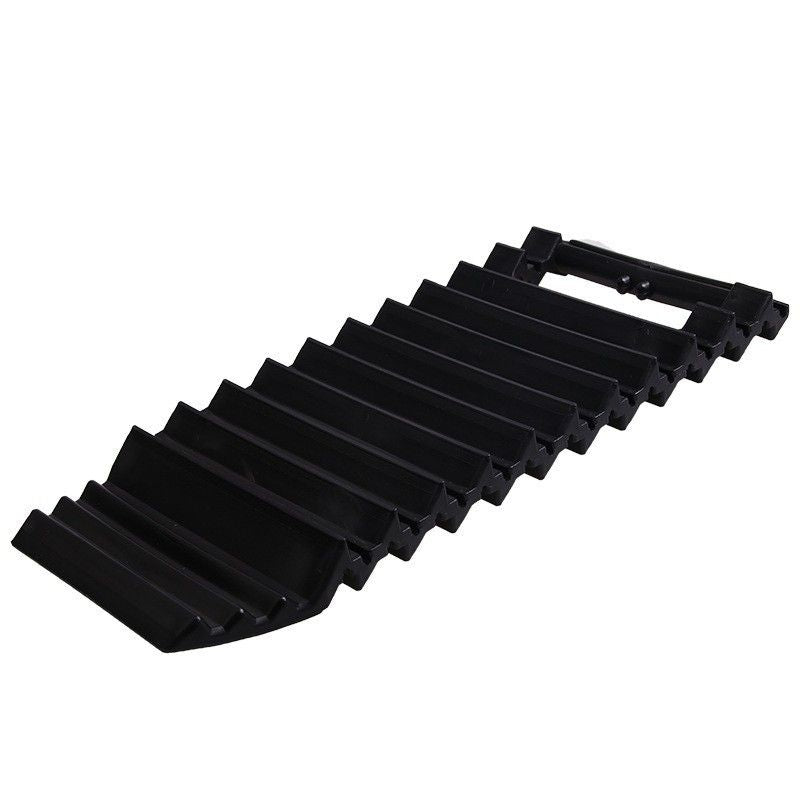 2-pack Portable Car Recovery Traction Board - Compact Snow Mud Sand Anti-Slip Mat with Handle - Emergency Tire Rescue Ramp, Multi-Purpose Snow Shovel for 4WD SUV Off-Road